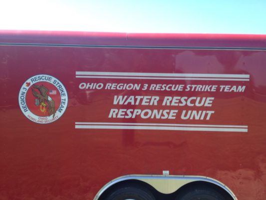 Region 4" round size Ohio  H.S. 3 Rescue Strike Team fire patch